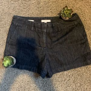 Loft Dark Denim Shorts